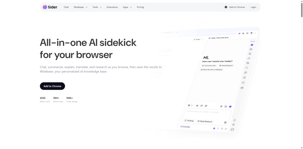 Sider Deep Research Review