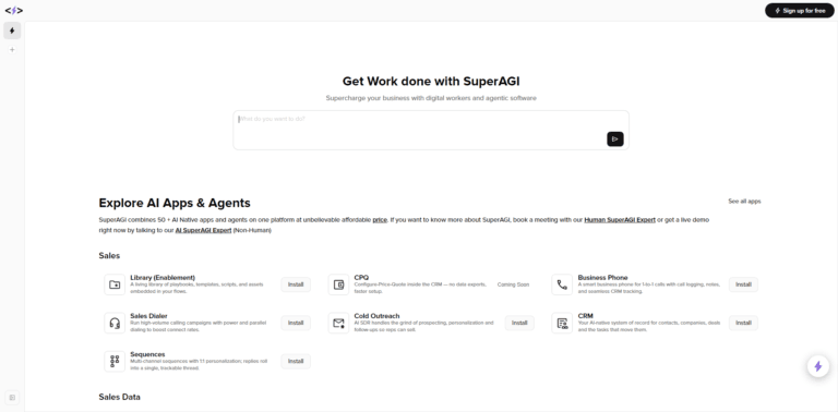 Product Reviews 98 | Top Ai Agent Superagi review