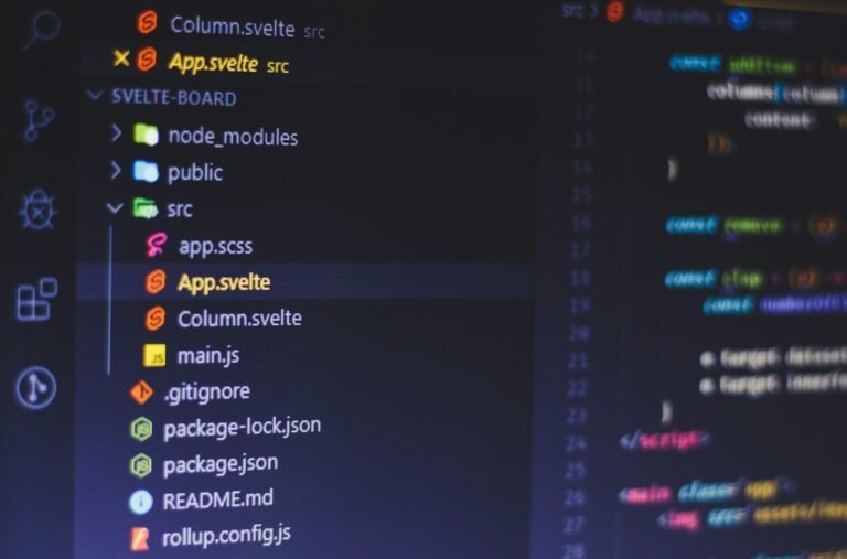 Computer Screen Displaying Files