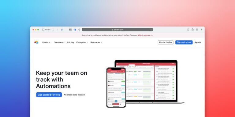 A Computer Screen With A Phone And A Tablet