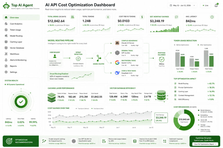 Ai Api Cost Optimization: How To Reduce Costs For Ai Agents And Production Workflows (2026) 3 | Ai Agent Ai Api Cost Optimization How To Reduce Costs For Ai Agents And Production Workflows 2026 | Ai Agent