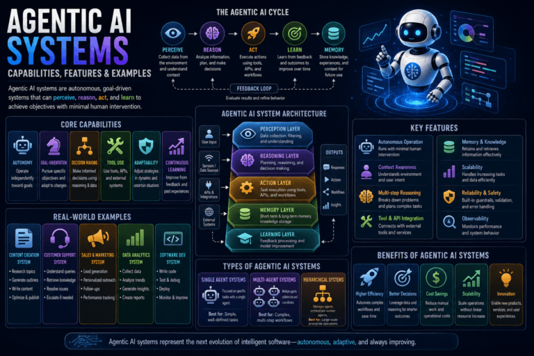Agentic Ai Systems: Capabilities, Features &Amp; Examples (2026 Pillar Guide) 7 | Ai Agent Agentic Ai Systems Capabilities Features Examples 2026 Pillar Guide | Ai Agent