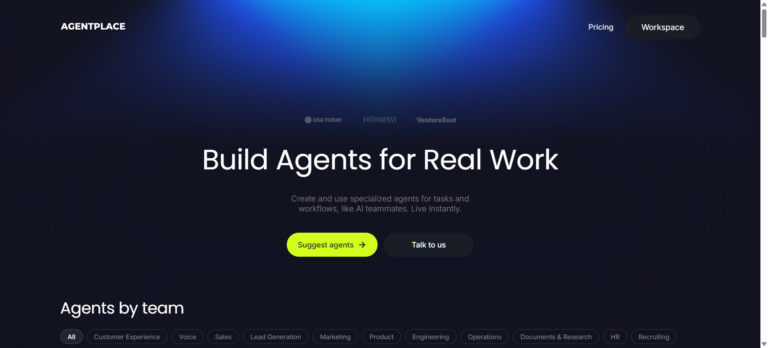 Agentplace Ai Review (2026): The Future Of Ai Agent Marketplaces? 1 - Ai Agent Agentplace Ai Review 2026 - Ai Agent