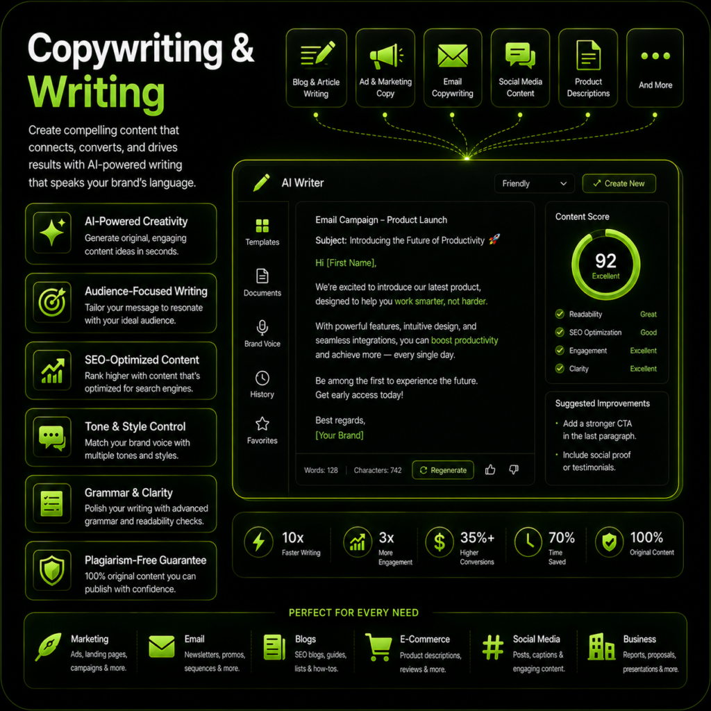 Copywriting &Amp; Writing