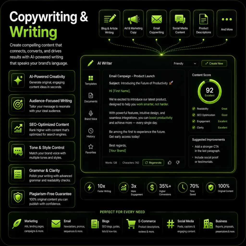 Copywriting &Amp; Writing