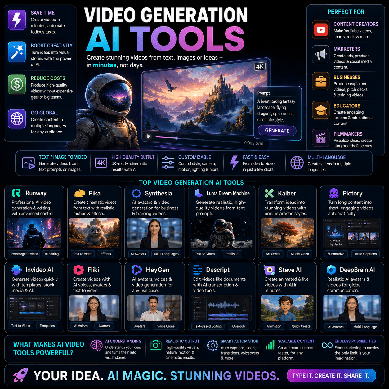 Video generation ai tools