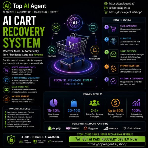 Ai Cart Recovery System Ai cart recovery system
