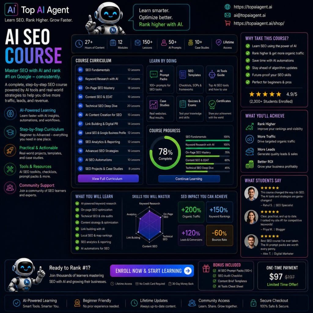 Ai 103 &Raquo; Top Ai Agent Ai seo course
