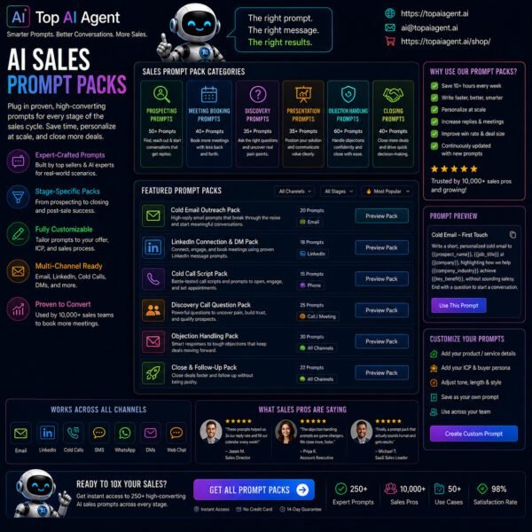 Ai sales prompt packs