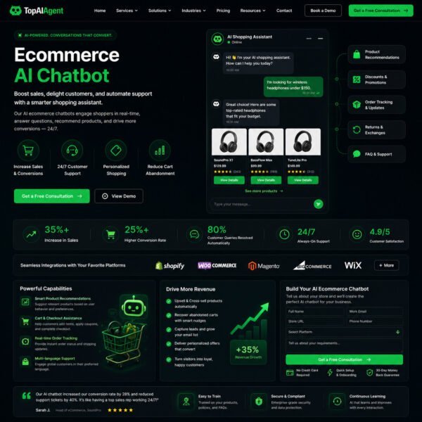 Ecommerce ai chatbot